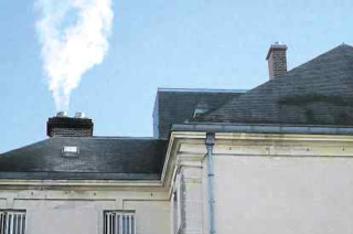 CHS Bon-Sauveur à Caen - Antenne relais dans cheminée